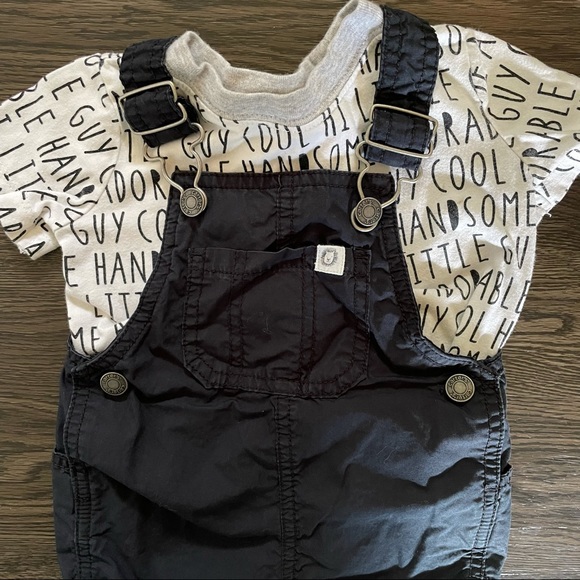5/$20 | Overalls & shirt set, toddler bib overalls - Picture 2 of 8